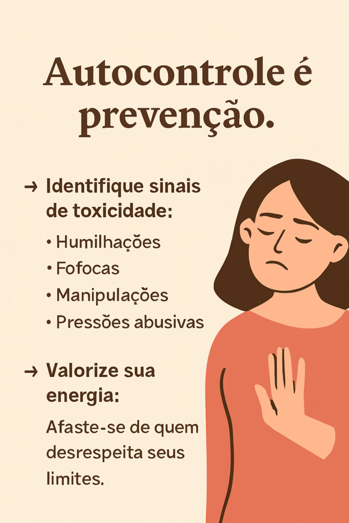 Autocontrole é prevenção
